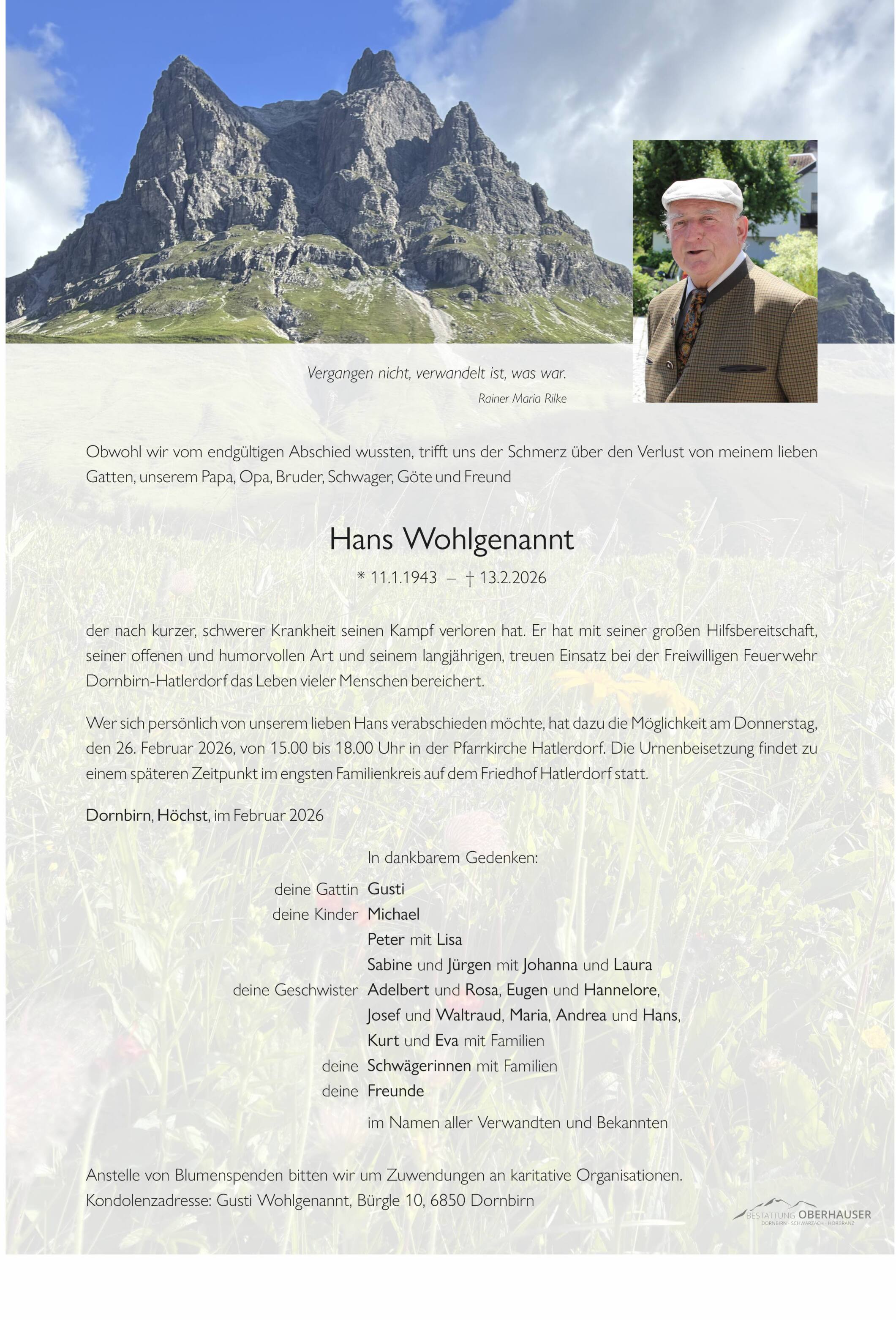 Johann "Hans" Wohlgenannt